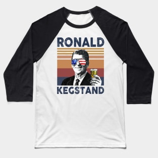Ronald Kegstand US Drinking 4th Of July Vintage Shirt Independence Day American T-Shirt Baseball T-Shirt